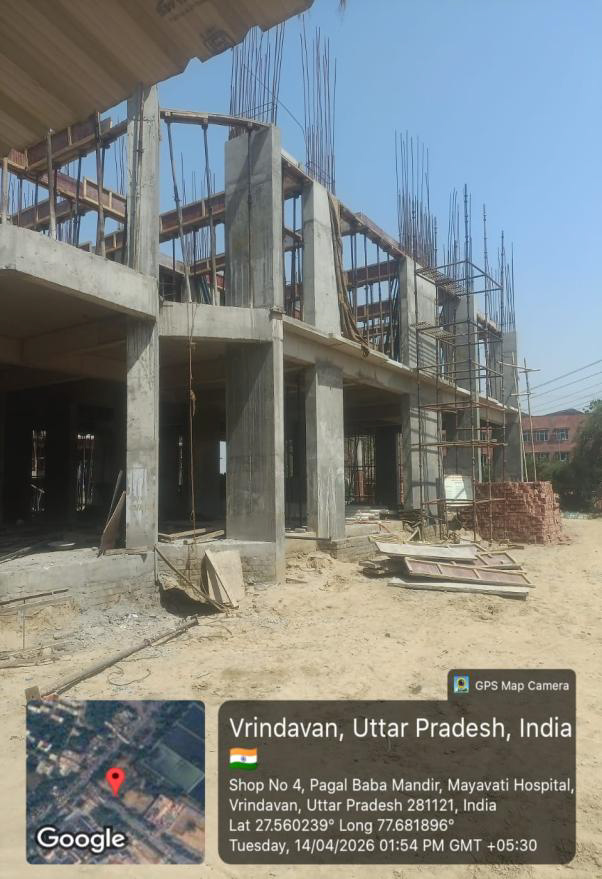 जनपद मथुरा के वृन्दावन स्थित टूरिस्ट फैसिलिटेशन सेंटर बिल्डिंग का विस्तार