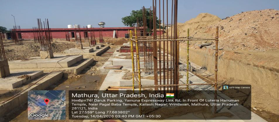 जनपद मथुरा के वृन्दावन में टूरिस्ट फैसिलिटेशन मल्टीलेवल कार पार्किंग का विकास कार्य
