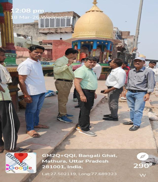 जनपद मथुरा में यमुना नदी के घाटों का विकास एवं पुनरुद्धार कार्य
